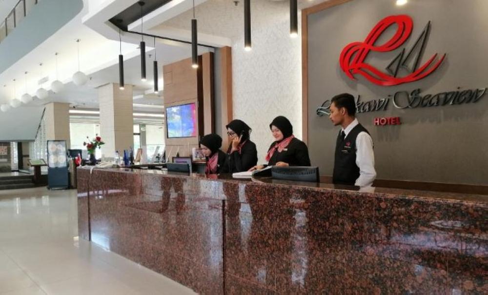 Seaview apartamento Kuah Exterior foto